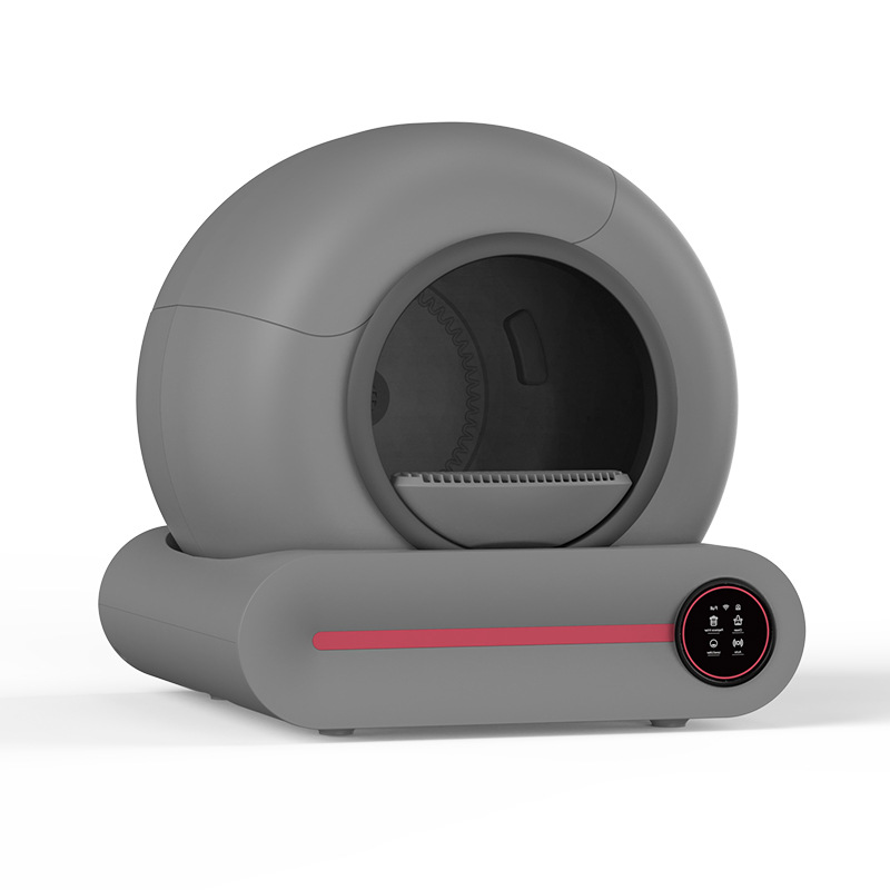 Hanfay 65L smart cat litter box with 9L waste bin