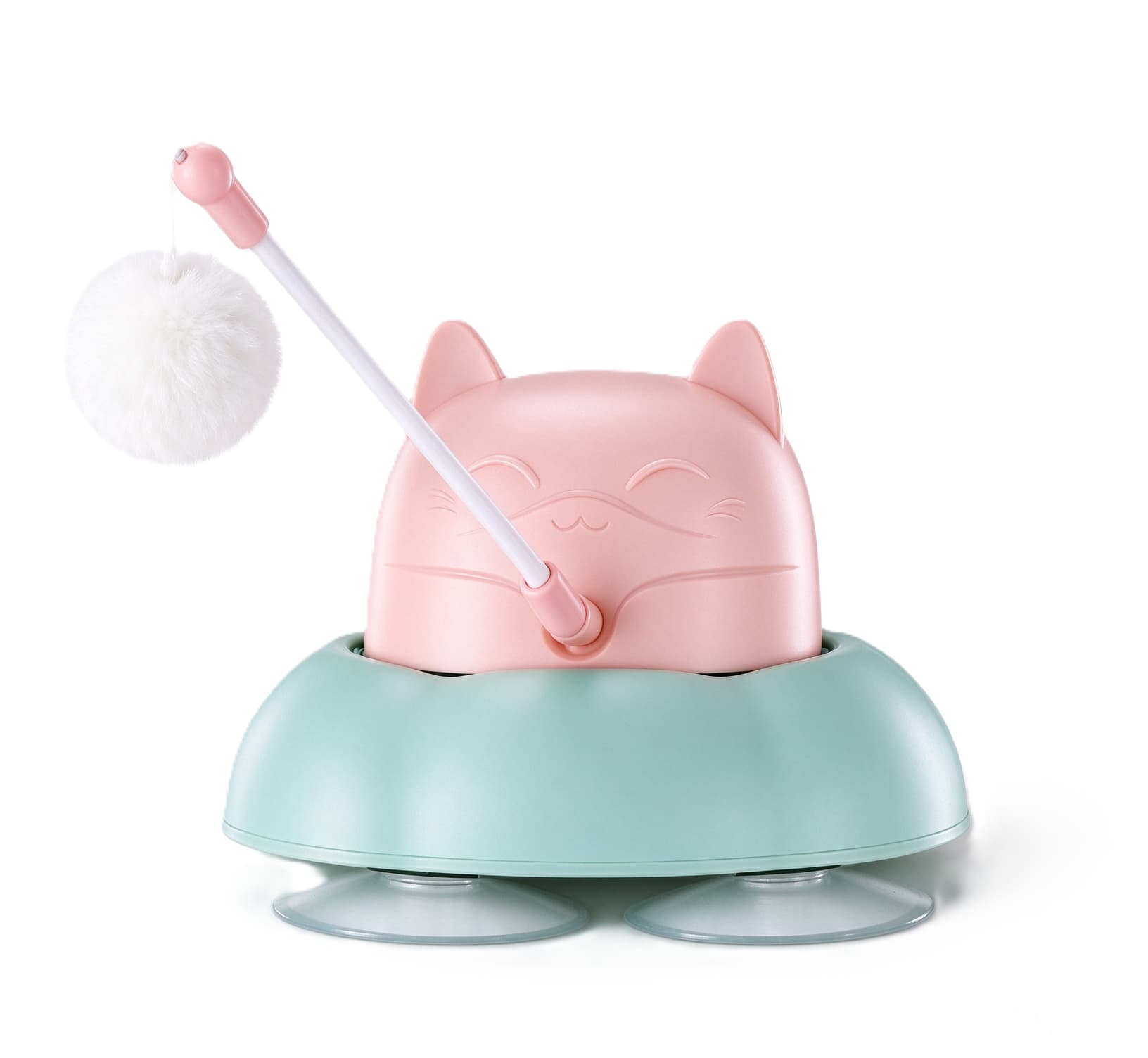 Hanfay rotating cat teaser toy with motion sensor