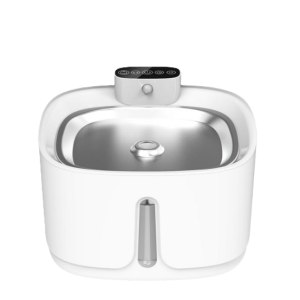 Hanfay HF-01W 3.2L cordless smart pet water fountain with 4000mAh battery and dual power modes