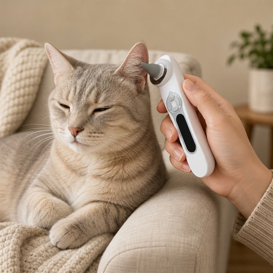 Hanfay VOE-1 Smart Pet Ear Cleaner Device for Cats & Dogs – Cordless Grooming Care | Wholesale & OEM - Image 4