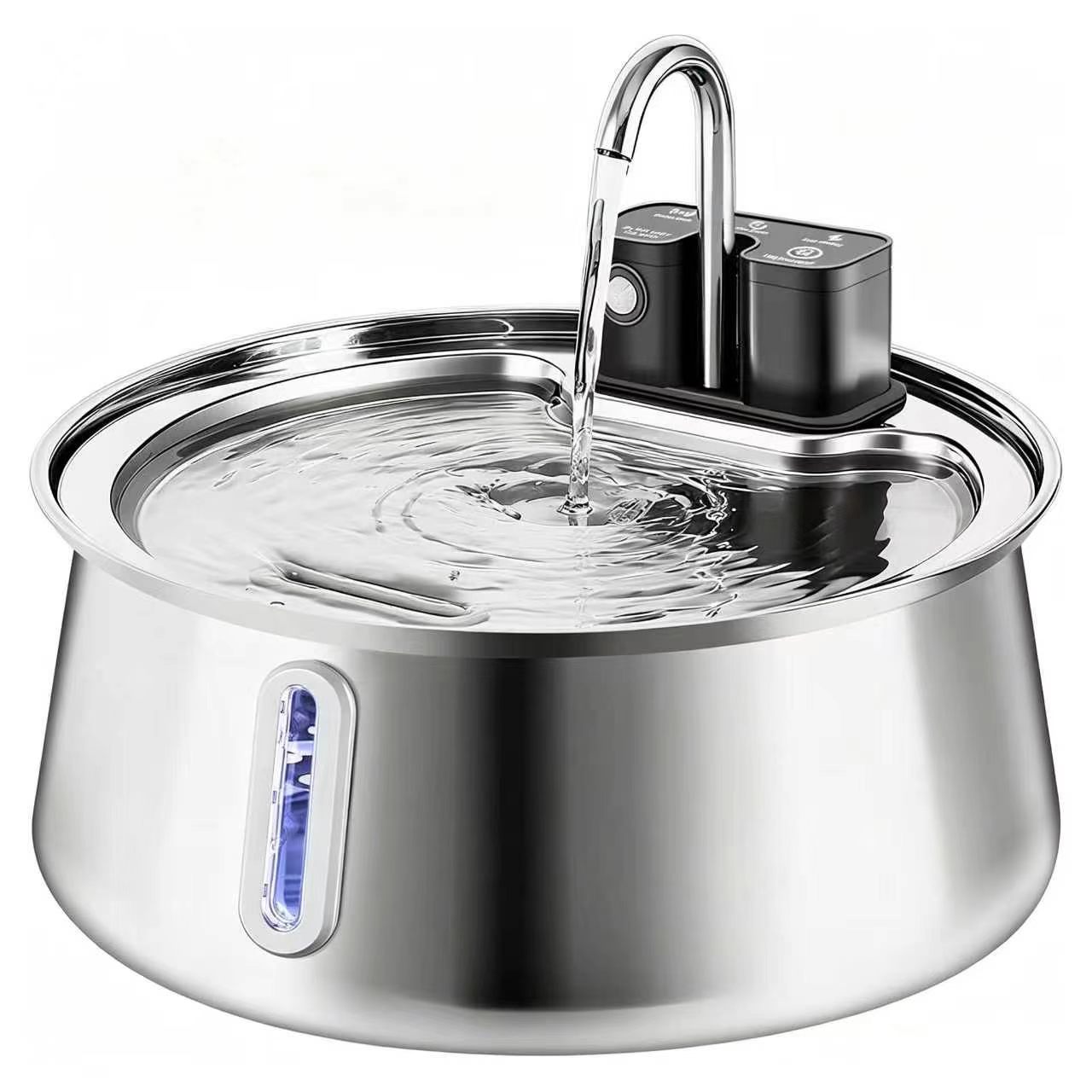 Hanfay stainless steel pet water fountain