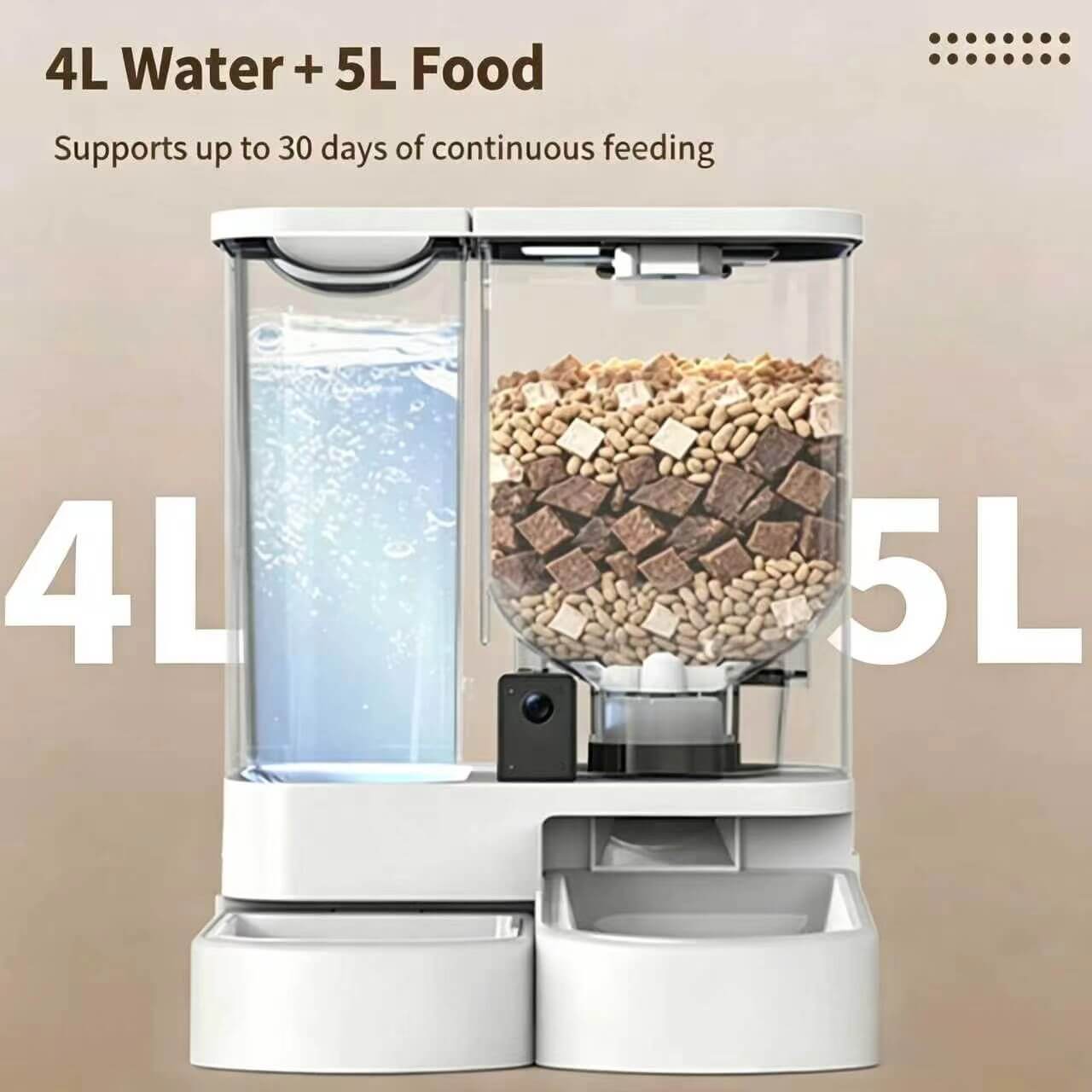 Hanfay F6 2 in 1 Pet Feeder & Water Fountain with 140° HD Camera | Wholesale & OEM - Image 3