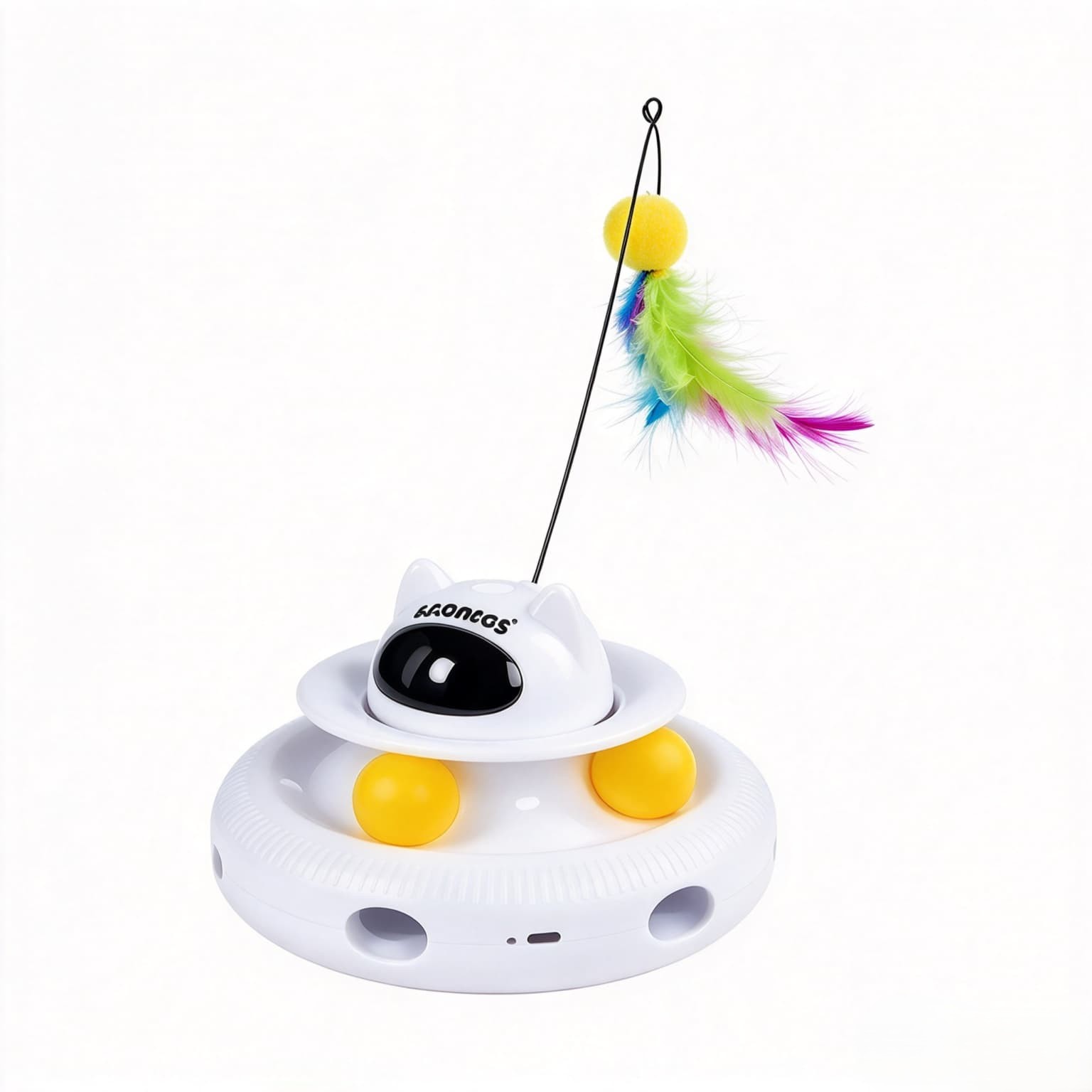 Hanfay 4 in 1 interactive cat toy for indoor cats