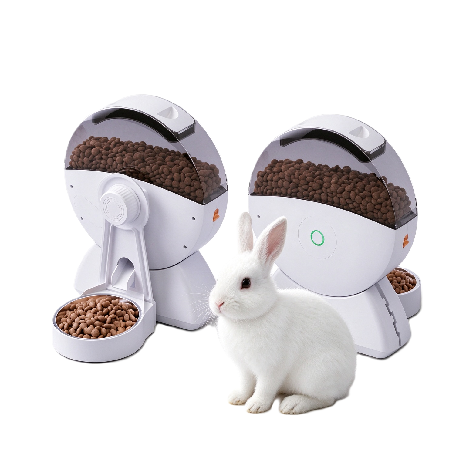 Hanfay 2L ferris wheel pet feeder for cats and rabbits