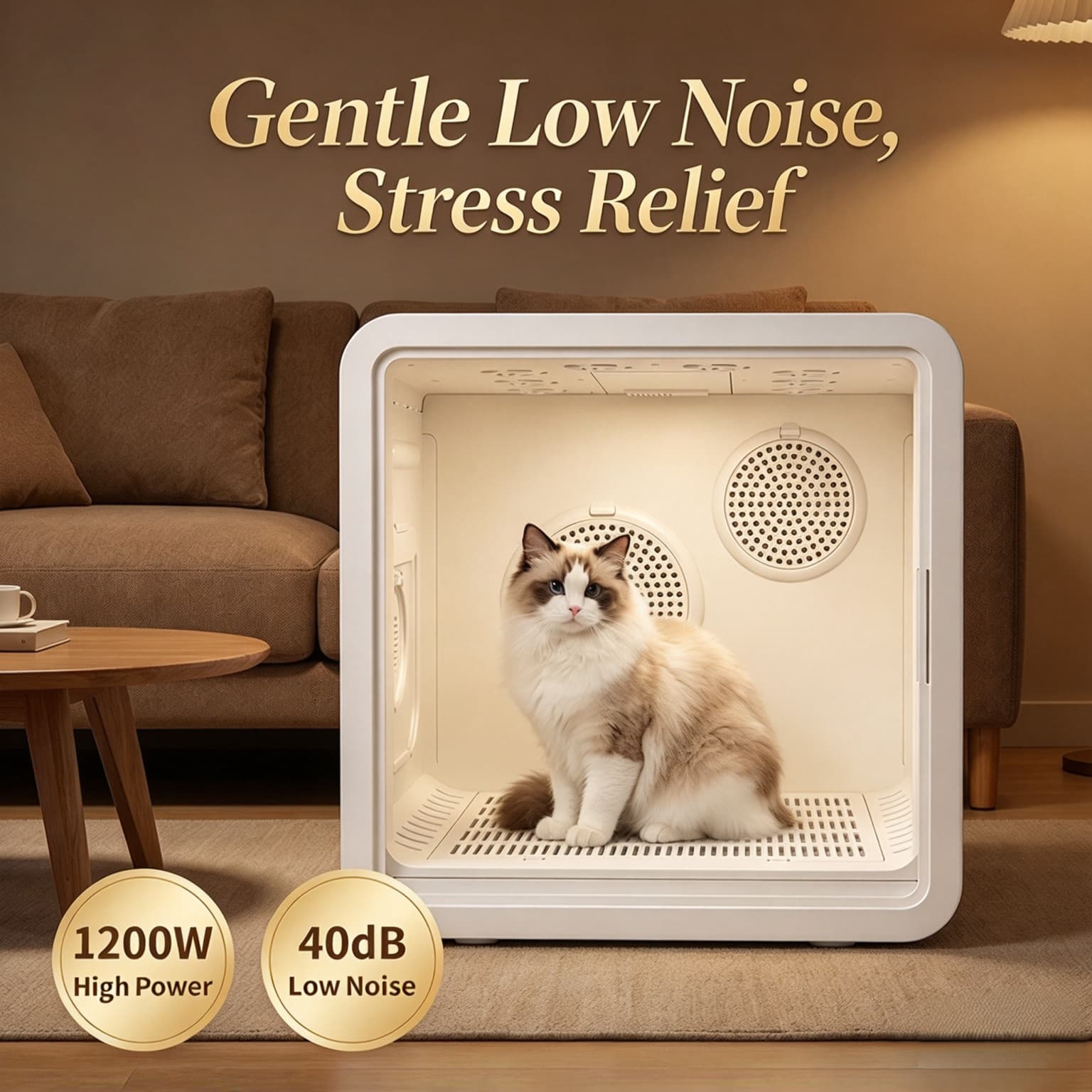 Hanfay SY-D1 62L Smart Pet Dryer Box with UV Sterilization & Low Noise | Wholesale & OEM - Image 2
