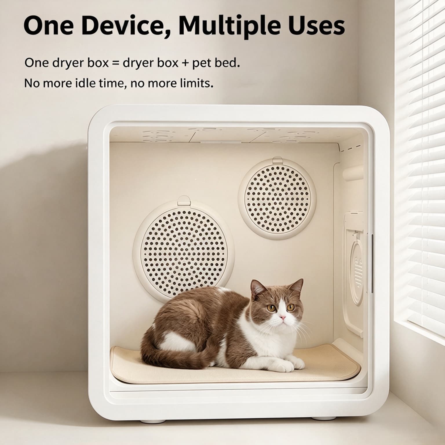 Hanfay SY-D1 62L Smart Pet Dryer Box with UV Sterilization & Low Noise | Wholesale & OEM - Image 3