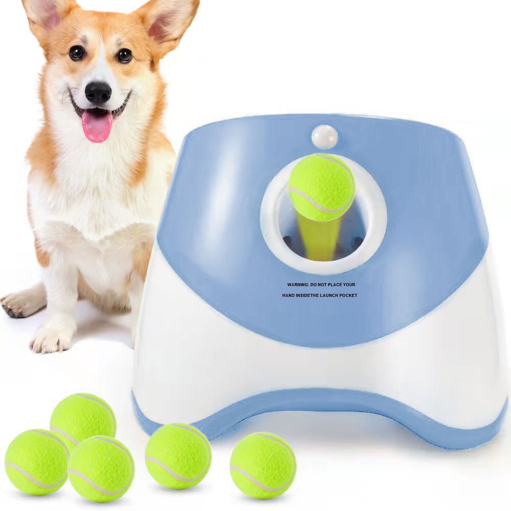 Hanfay rechargeable automatic dog ball launcher for dogs