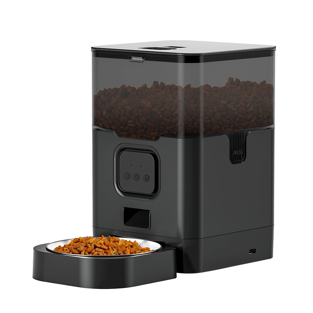 Hanfay 6L WiFi smart pet feeder with stainless steel bowl