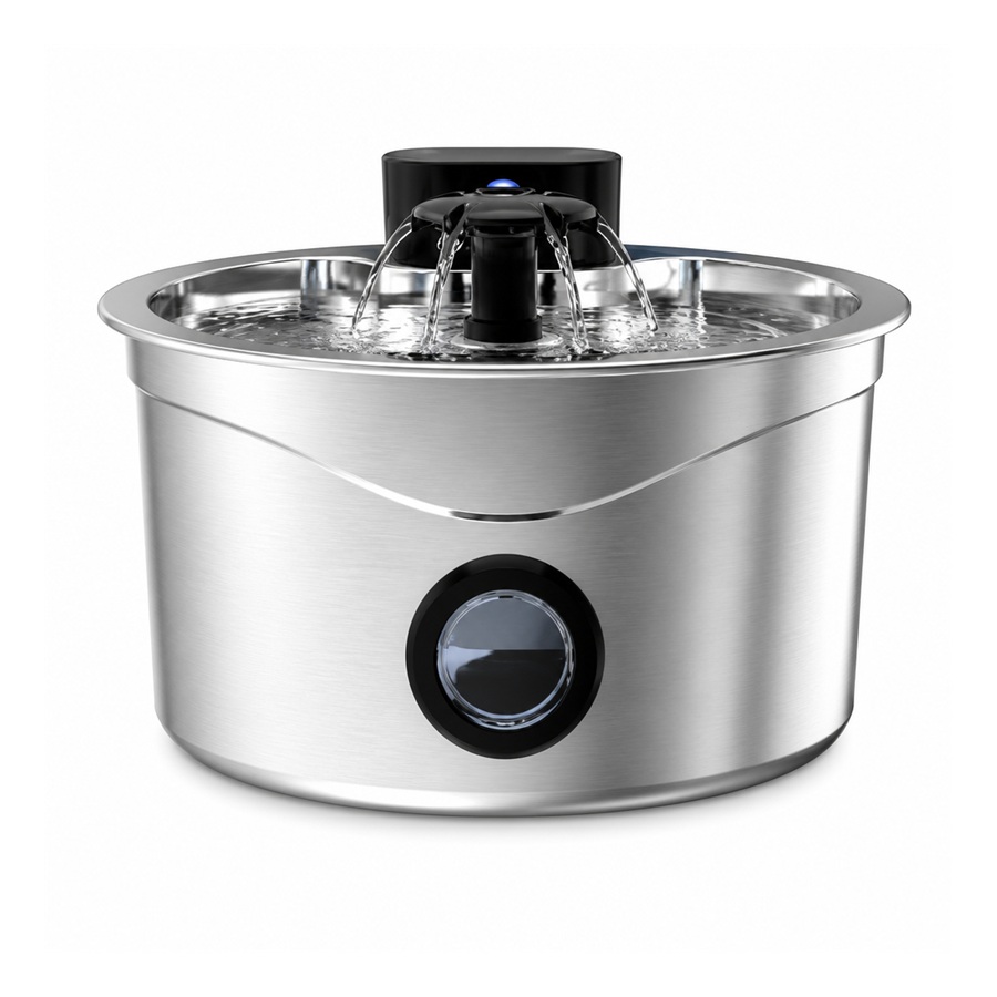 Hanfay HF-02W wireless cat fountain 3 smart operating modes and 3-layer deep filtration system